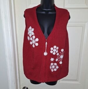 Holliday Editions sweater vestige Large
